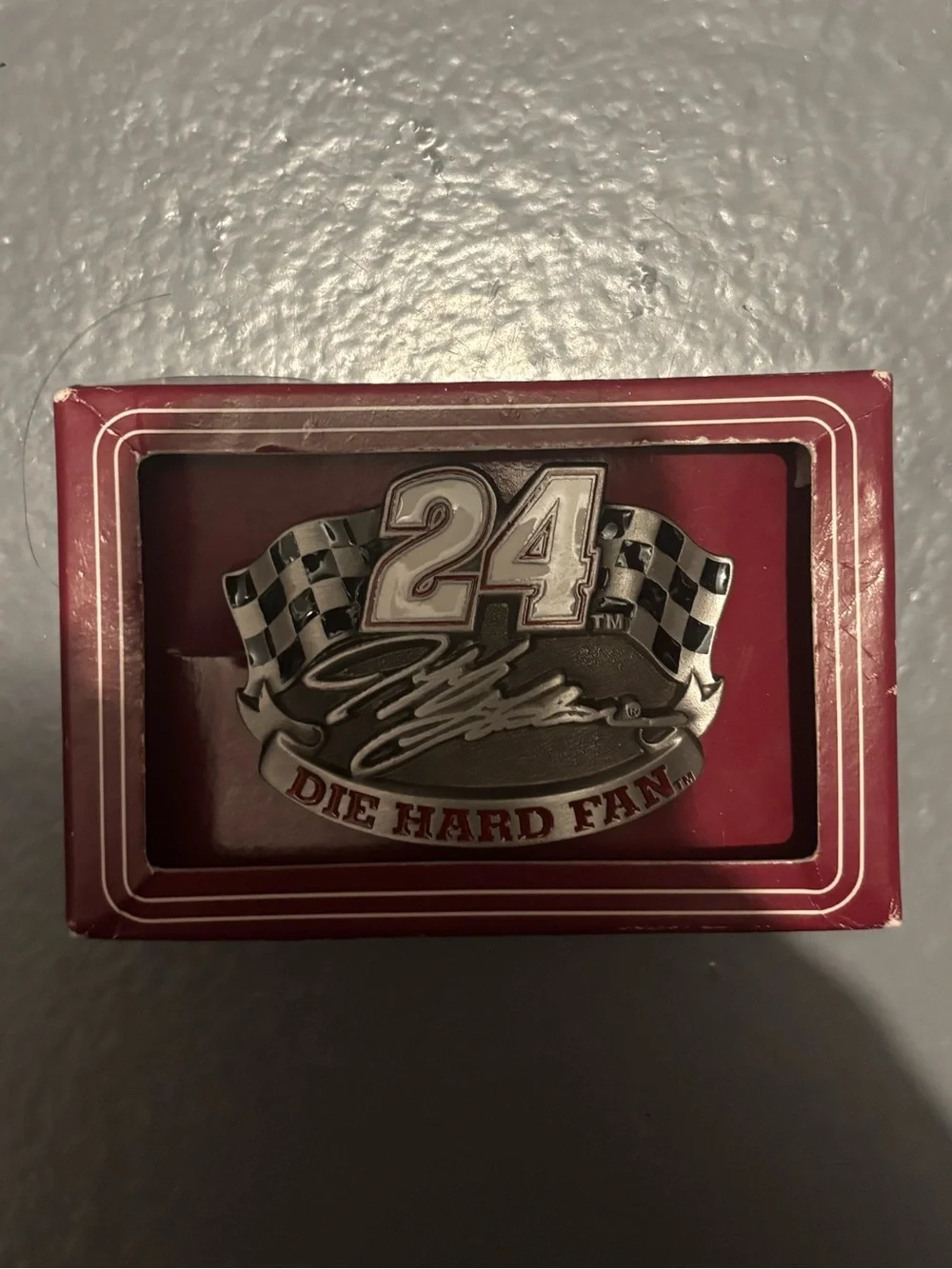 jeff gordon vintage belt buckle